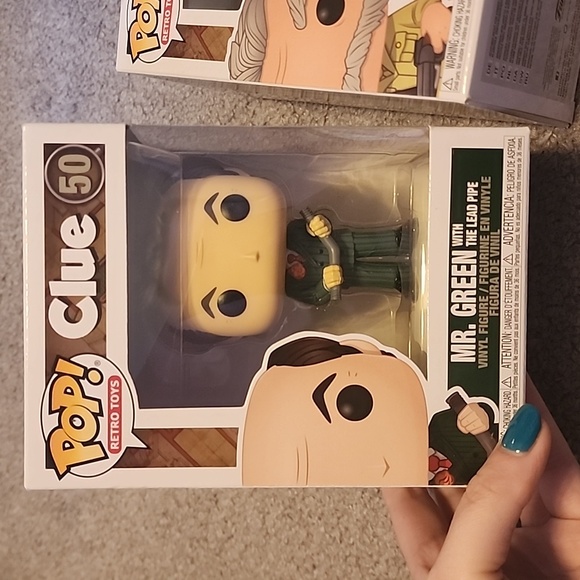 Mr. Green and Colonel Mustard Funko Pops - Picture 2 of 3